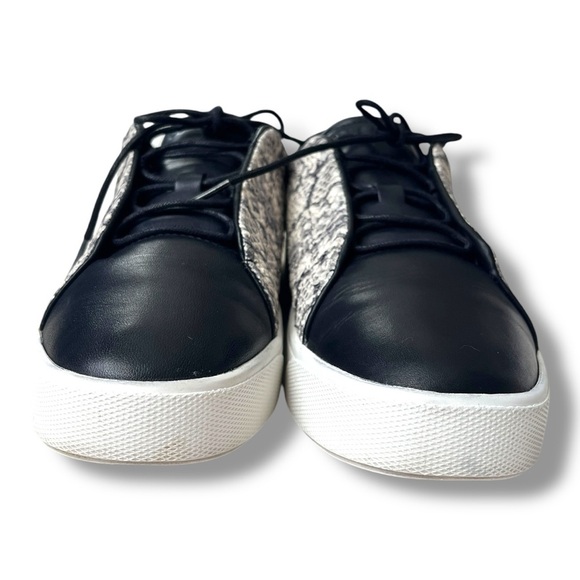 Cole Haan Black/Gray Snakeskin Leather Grandprø Spectator Lowtop Sneakers Sz 8 - Picture 7 of 16